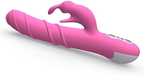 Man Vibratos Rabbit Vibrato 360 Degree Rotation Big Vibrating G Spot Fun-Store Fun Toys Women Pink vibratos Tongue,OneSize,Rose