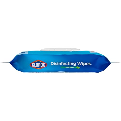 CLOROX DISINFECTING WIPES, CLEANING WIPES FLEX PACK, FRESH SCENT, 75 COUNT (PACK MAY VARY)
