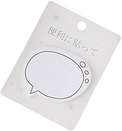xmelug Self-adhesive Notes,1Pc 30 Sheets Cloud Round Shape Memo Pad Sticky Notes Stationery 2#