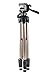Slik U9000 Tripod with 3-Way Fluid-Effect Head and Built-In Bubble Level,Silver