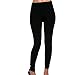 Winter Thick Fleece Lined Leggings Stretch Tights Black
