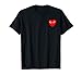 Heart Pocket T-Shirt Men Women Kids T-Shirt