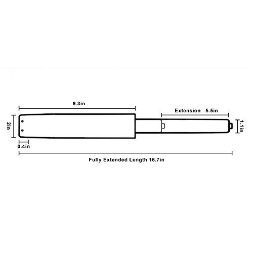 Oak Leaf Gas Lift Cylinder, Class 4 Replacement Office Chair Cylinder 5.5’’ Stroke, Pneumatic