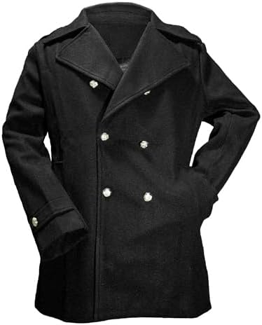 Amazon.com: Rothco Navy Blue Wool Peacoat Large: Military Coats