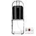 Premium Olive Oil Mister and Cooking Sprayer with Clog-Free Filter and Glass Bottle by CHEFVANTAGE - Black