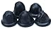Bertech Black Dissipative Finger Cots, 4 Mil Thick, Small, (Pack of 720)