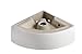 Elanti Collection EC9808 Sink, Corner (17.5 x 12.2 x 4.9 Inches), White