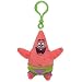 TY Beanie Baby - PATRICK STAR ( SpongeBob Squarepants - Plastic Key Clip )
