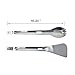 LHOTSE Steel Tongs Kitchen BBQ 2-in-1 with Multi Utensil Outdoor Cooking Portable Detachable Stainless Spatula Spoon Salad Serversthumb 1