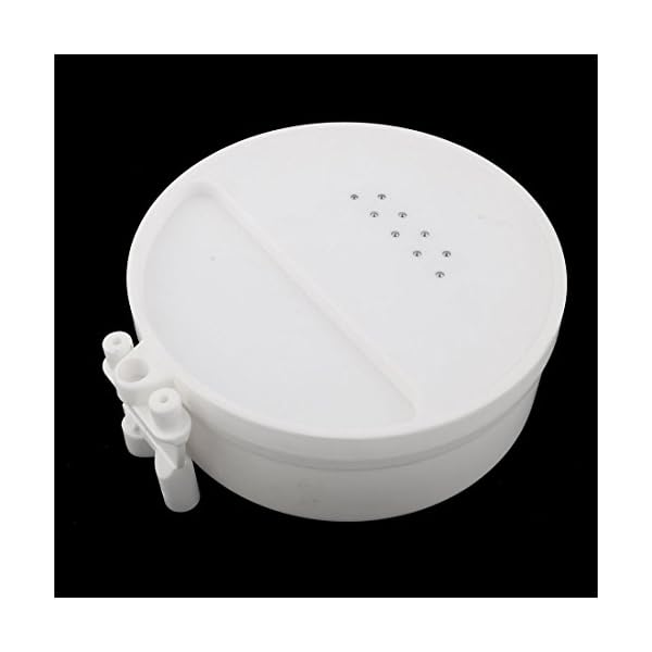 uxcell-Plastic-Fisherman-Angler-Cylinder-Shape-Detachable-Layered-Bait-Holder-Box-Container-White