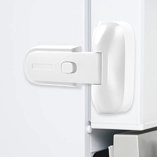 Freezer Door Lock for Kids - Refrigerator Fridge Door Lock，Child Proof Fridge Freezer Door Lock Apply to Max 1