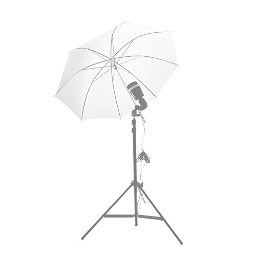 WAAO Professional 33"/84cm White Translucent Reflector Umbrella for Photography Studio Light Flash