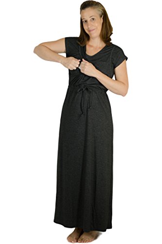 Shirt Maxi Dress XX-Large Grey 