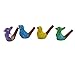 Ceramic bird whistle set of 4