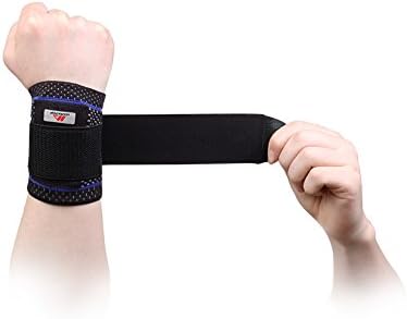 Sports Wrister MarkTop Joint Pain Relief Elastic Weaving Great for Sports, Training, Climbing, Bodybuilding M9151 (L)