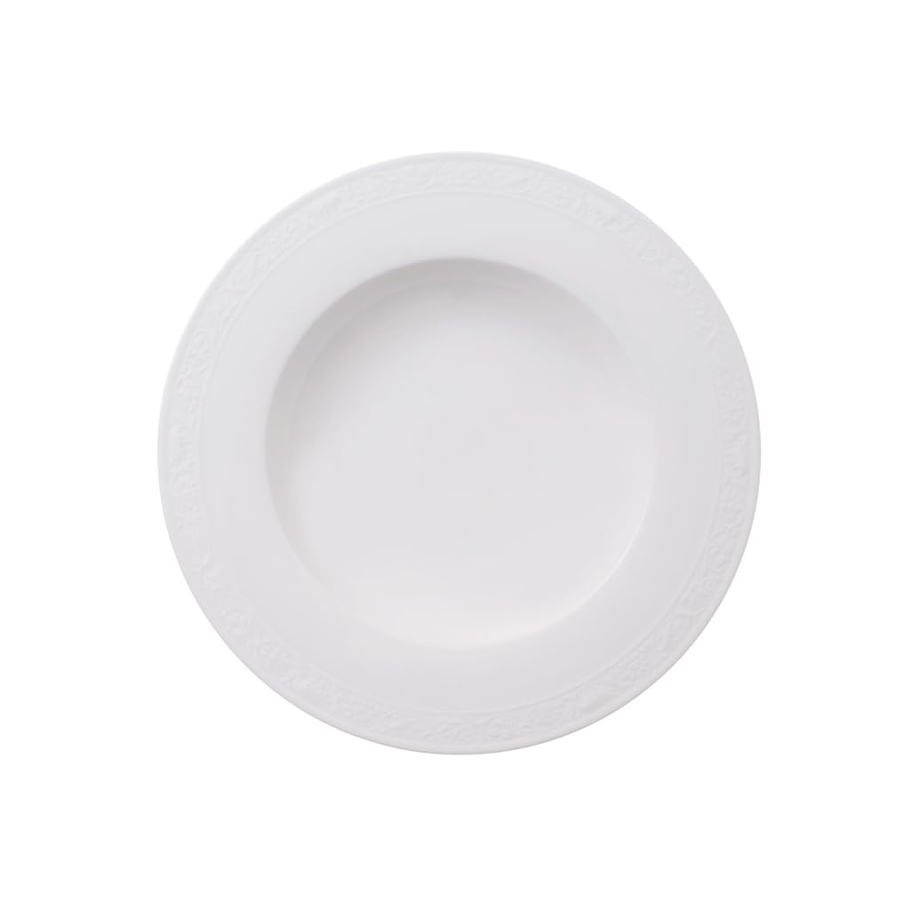 Villeroy & Boch White Pearl 24 cm Deep Plate
