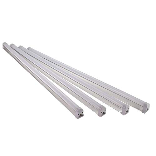 QUANS 22.5inch T5 LED Integrated Tube Light Fixture Bar for Utility Shop, Basement, Ceiling, Kitchen Counter, Under Cabinet Lighting, Pack of 4 Cool White 6000K 6500K - Thumbnail 6