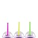 Smoothie Straws, Boba Straws, Jumbo Milkshake Straw, for Milk Shake, Large, Wide, Bubble Tea, Disposable, Thick, Big, Drinking, Extra Fat 0.5 Diameter, Plastic, Multicolor, 100 Pack, 10.5 Inch Long