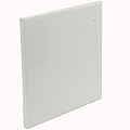 Glossy White Ceramic 6" x 6" Tile (Pack of 10) Glazed Bathroom Kitchen Backsplash Countertops Floor Decorative