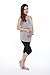 YeeSure Maternity Breast-Feeding Tunic Shirt YF11 Tunic Loose Fit Sleeveless Postpartum Jersey Clothes for Maternal (Free size, Light grey)