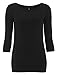Long Sleeve T-Shirt for Women | White & Black Organic Cotton Tee