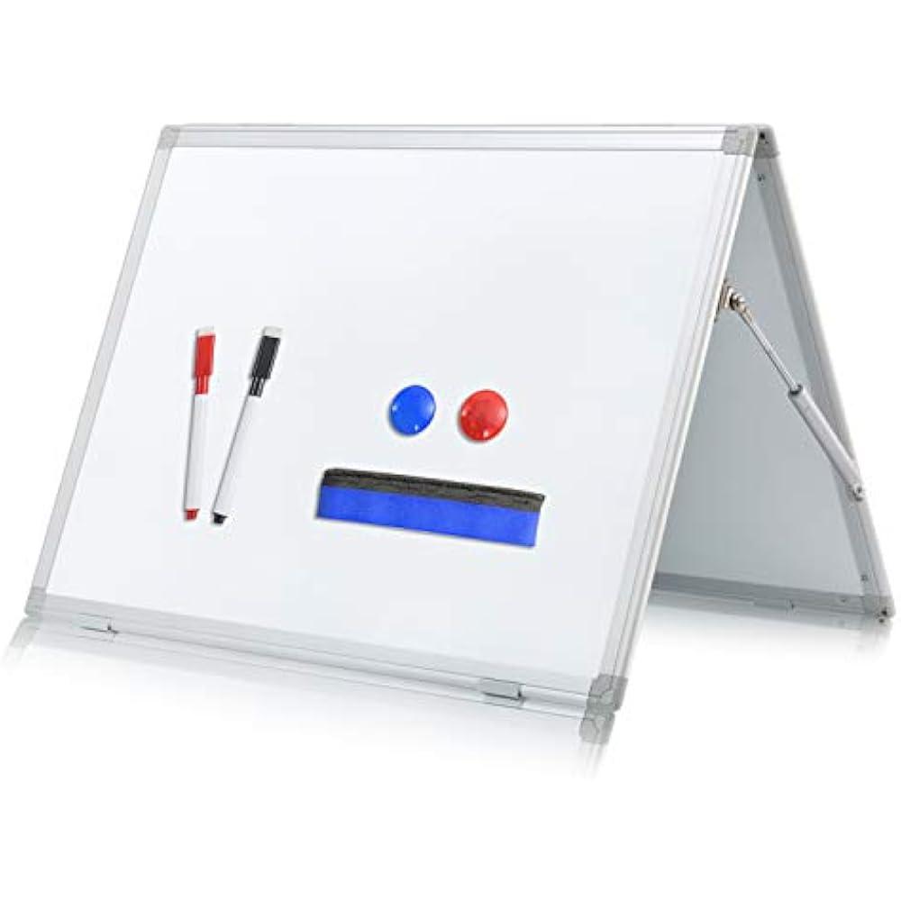 Small Dry Erase White Board Mini Desktop Portable Whiteboard