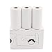 Peripage Mini Printer Photo Paper, Thermal Paper Waterproof 30 * 57mm Non-Adhesive for PeriPage/Paperang Portable Bluetooth Pocket Mobile Printer and other Mini Thermal Printer, 3 Roll,6.5m/Roll
