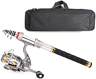 Forever Long Quality Carbon Fiber Mini Telescopic Fishing Rod 1.5m 1.8m 2.1m 2.4m Short Sea Rod Lure Rod with Spinning Reel Fishing Bag