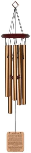 Chimesofyourlife rb-cat-19 Cat Rainbow Bridge Poem Pet Memorial Wind Chime, 19-Inch, Bronze