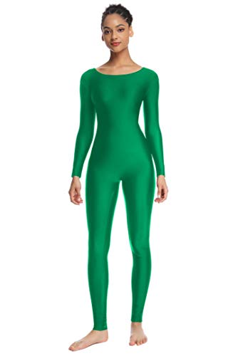 OVIGILY Women's Long Sleeve Unitard Dance Costume Spandex Full Body Suits - Thumbnail 2