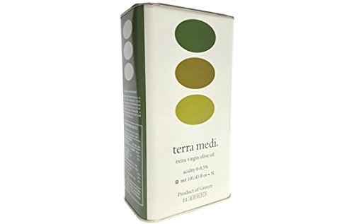 Terra Medi Greek Extra Virgin Olive Oil Tin, 101.4 Ounce