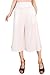 COCOLEGGINGS Womens Loose Solid Color Wide Leg Palazzo Capri Culottes Pants