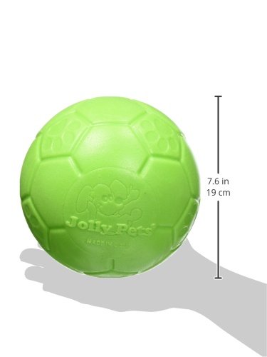 Jolly Pets 8" Soccer Ball, Green Apple, Large/X-Large