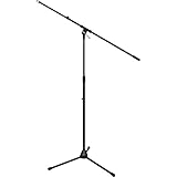 Musician's Gear Tripod Mic Stand with Telescoping Boom Black