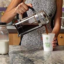 Repurpose 100% Compostable Plant-Based Insulated Hot Cup and Lid Set, 12 ounce, 12 count