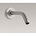 KOHLER K-7397-SN Showerarm and Flange, 7-1/2-Inch Long, Vibrant Polished Nickel