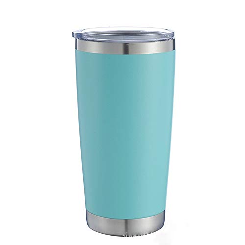 Gtell 20 oz Stainless Tumbler, Double Wall Stainless Steel Insulated Travel Mug for Keep Hot and Cool (Green)
