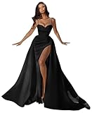 Satin Prom Dresses for Women 2025 Long Sweetheart