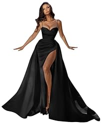 Satin Prom Dresses for Women 2025 Long Sweetheart