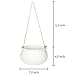 Mediterranean Style Round White Ceramic Hanging 7 inch Planter Pot with Jute Twine String