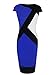 Vfemage Womens Elegant Optical Illusion Contrast Wear to Work Dress
