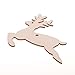 Pack of 10 Wooden Reindeer Cutouts for Wooden Crafts Christmas Tree Ornaments Hanging Decoration