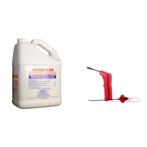 1 Gallon Steri-fab Bactericide Sanitizer Fungicide Mildewcide Etc. Bundle with Craftsman Battery Powered Sprayer Wand (CMXCAFG190640)