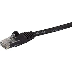 StarTech.com 25ft CAT6 Ethernet Cable - Black CAT 6