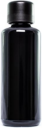 ultravioLeaf 50 ml (1.7 fl oz) Black Ultraviolet Glass Slow Pour Bottle (1)