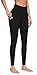 Lingswallow High Waist Yoga Pants – Yoga Pants with Pockets for Women Workout Running, 4 Ways Stretch Yoga Leggings(Black,X-Large)thumb 2