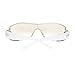 Womens Elegant Rimless Shield Warp Luxury Designer Sunglasses White Clear