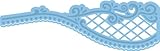 Ecstasy Crafts Marianne Design Creatables Dies, 5.5 by 1.75-Inch, Fancy Edge with Lattice