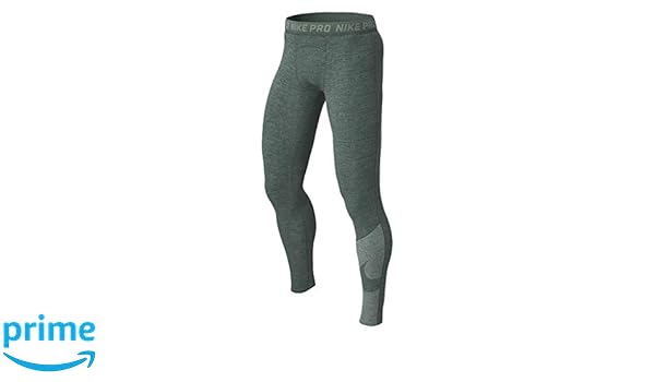 mallas nike pro hombre plata