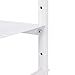 Eureka Ergonomic Computer Cart, Height-Adjustable Mobile CPU Stand Suitable for Sit Stand Desk Converters, White